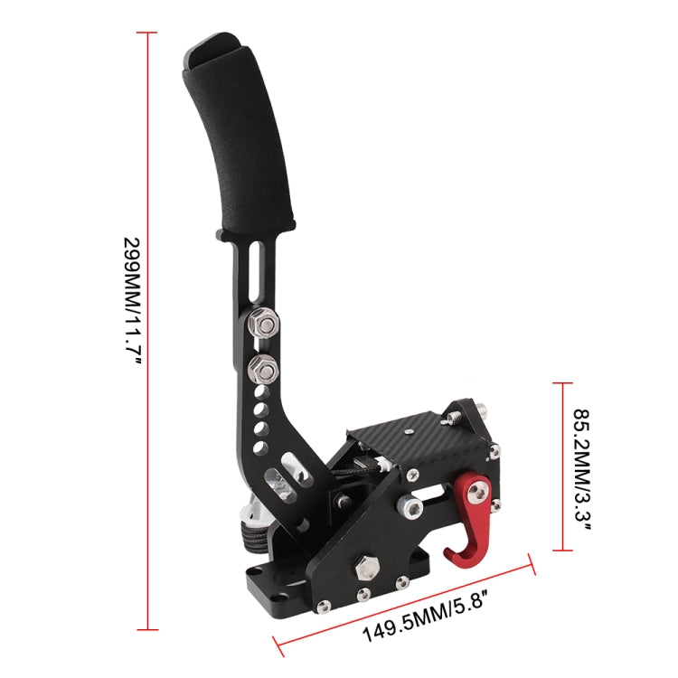 Car Universal USB Horizontal Drift Rally Racing Handbrake Lever Professional Gaming Peripherals for Racing Games G25/27/29 T500, HB031-BK Car Universal USB Horizontal Drift Rally Racing Handbrake Lever Professional Gaming Peripherals for Racing Games G25/27/29 T500, HB031-BK